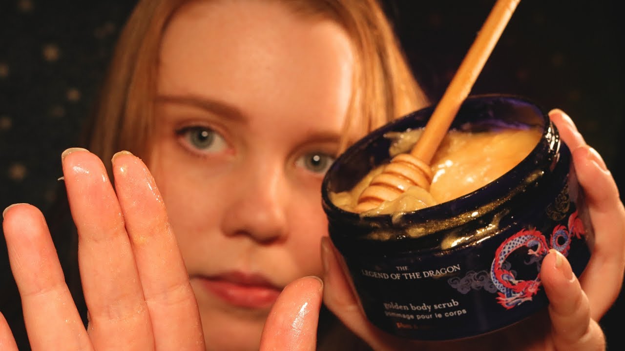 ASMR CLOSE-UP Personal Attention - BODY SCRUB MASSAGE!