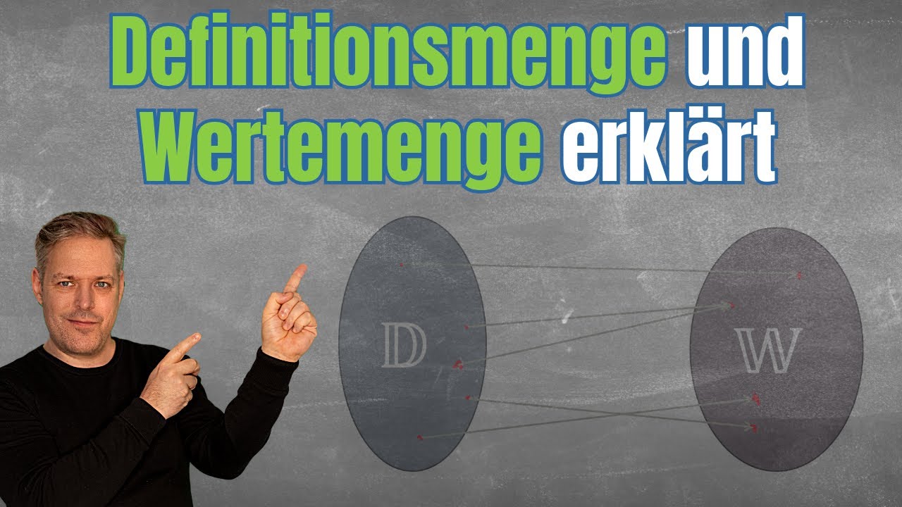Definitionsmenge und Wertemenge einfach erklärt Analysis