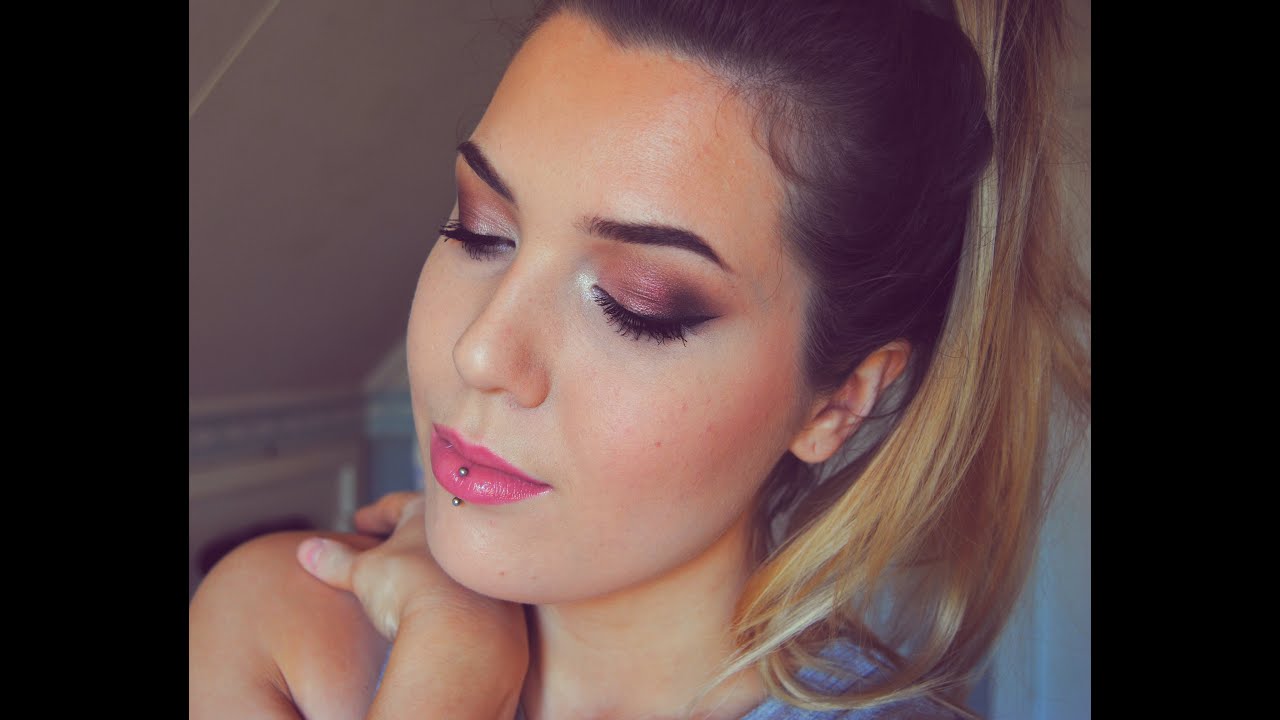 Makeup revolution flawless palette || Burgundy eyes/lila sminkning