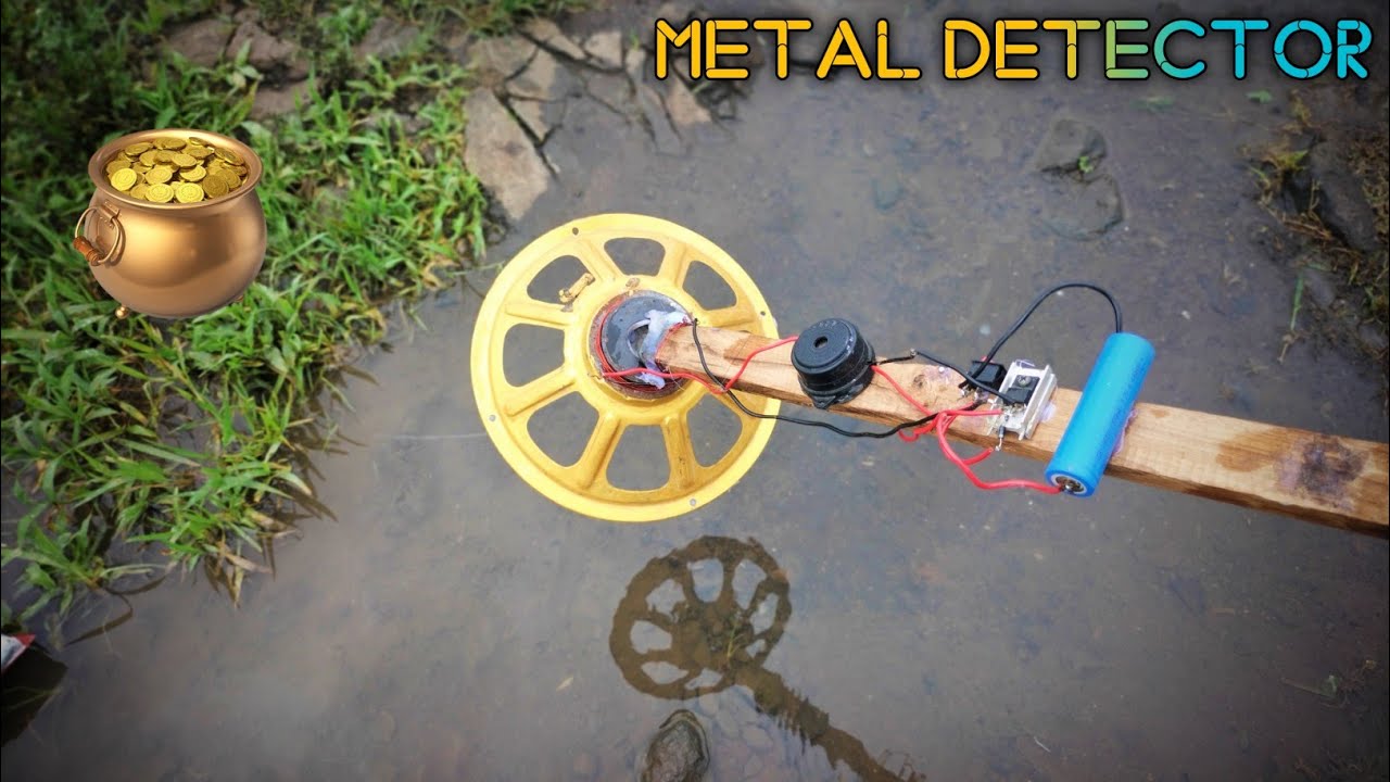 speaker and buzzer ki madad se banaen best metal detector machine