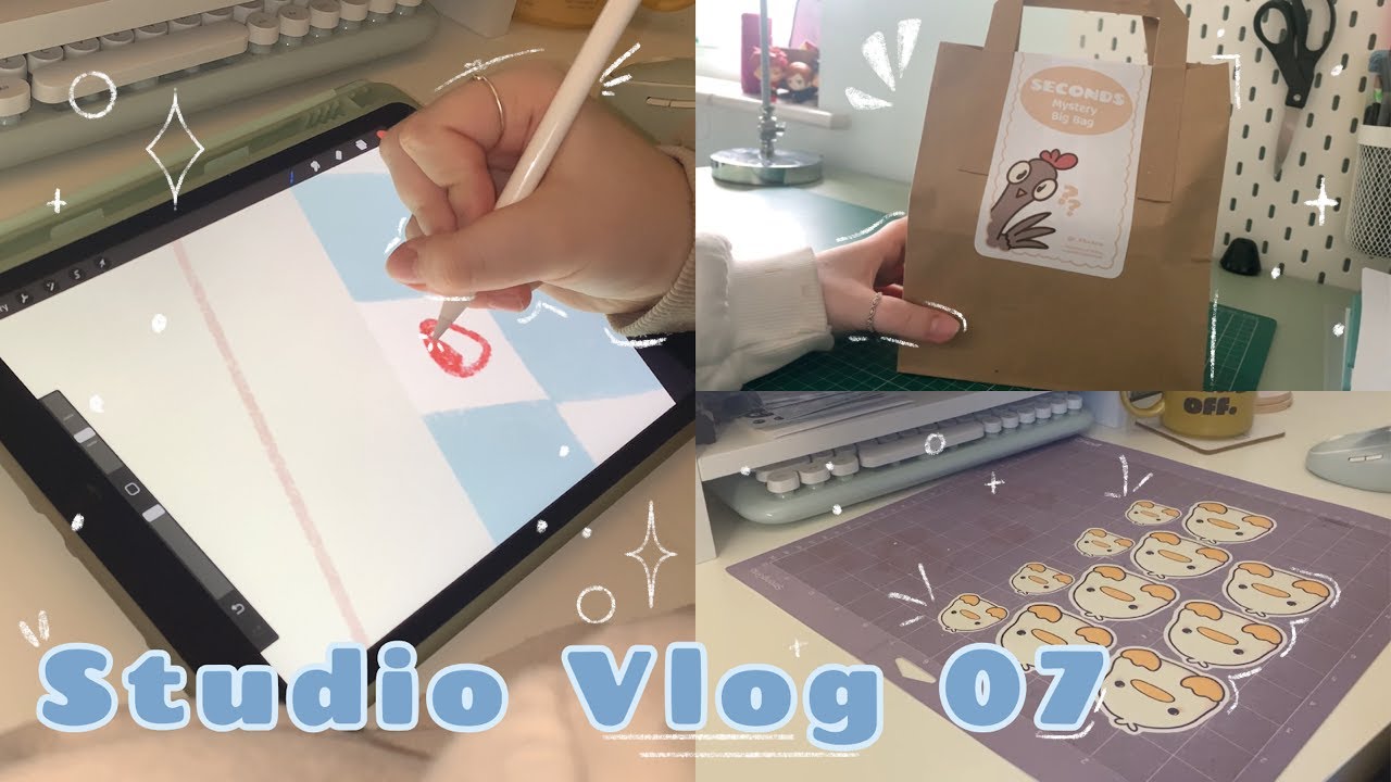 studio vlog 007 ✿ Preparing for a shop launch