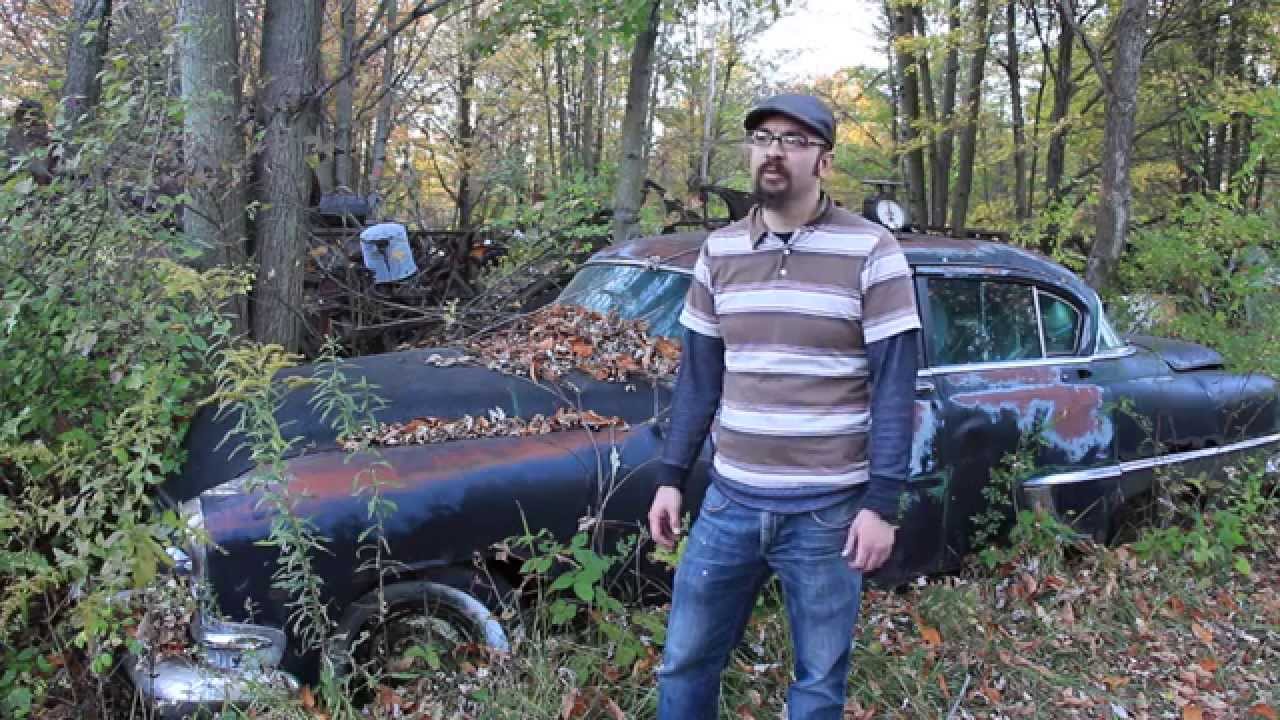 4x5 Large format camera film photography at favorite junkyard.