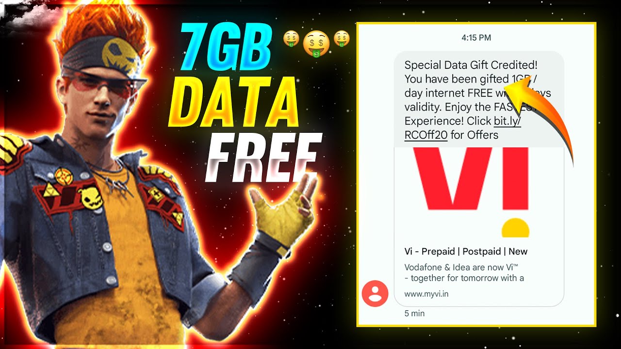 🔥7GB DATA FREE IN VODAFONE-IDEA SIM || NEW USSD CODE TO REDEEM FREE DATA