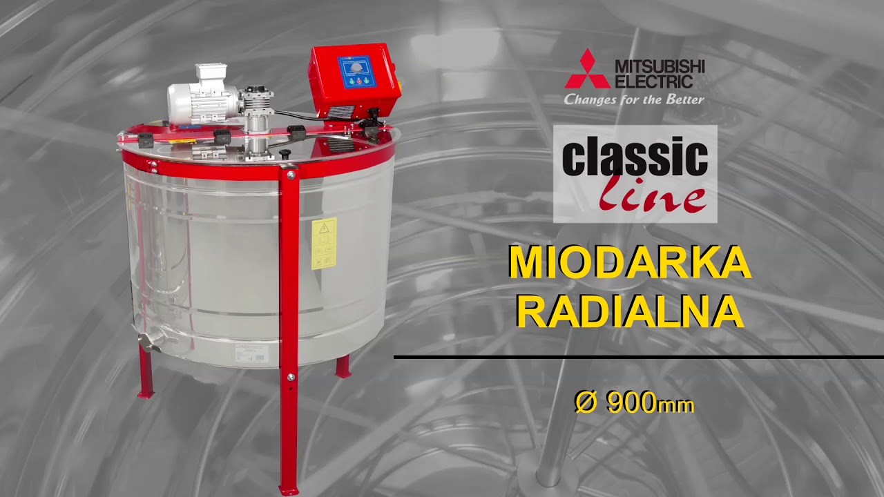 Miodarki serii Classic Line - diagonalne, kasetowe, radialne