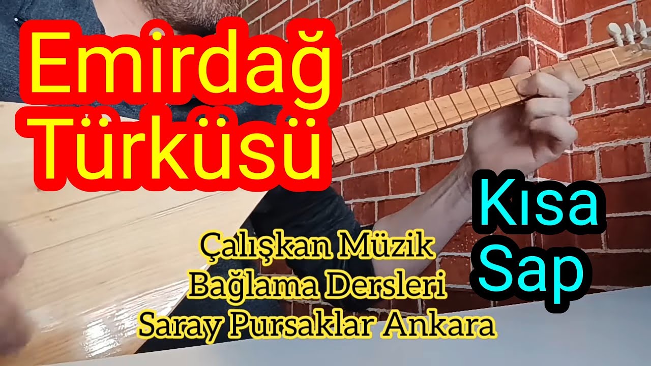 Emirdağ Birbirine Ulalı - Kısa Sap Bağlama Dersi. #bağlamasolfej #sazdersi #türkü #keşfet #müzik