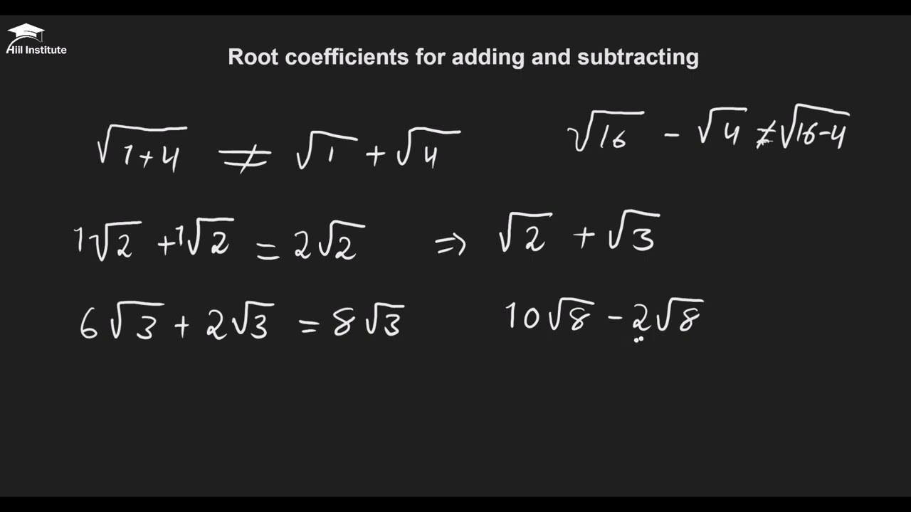 Chapter 12: Casharka 3aad | Adding and Subtracting Root Coefficients | Xisaab | Af Somali