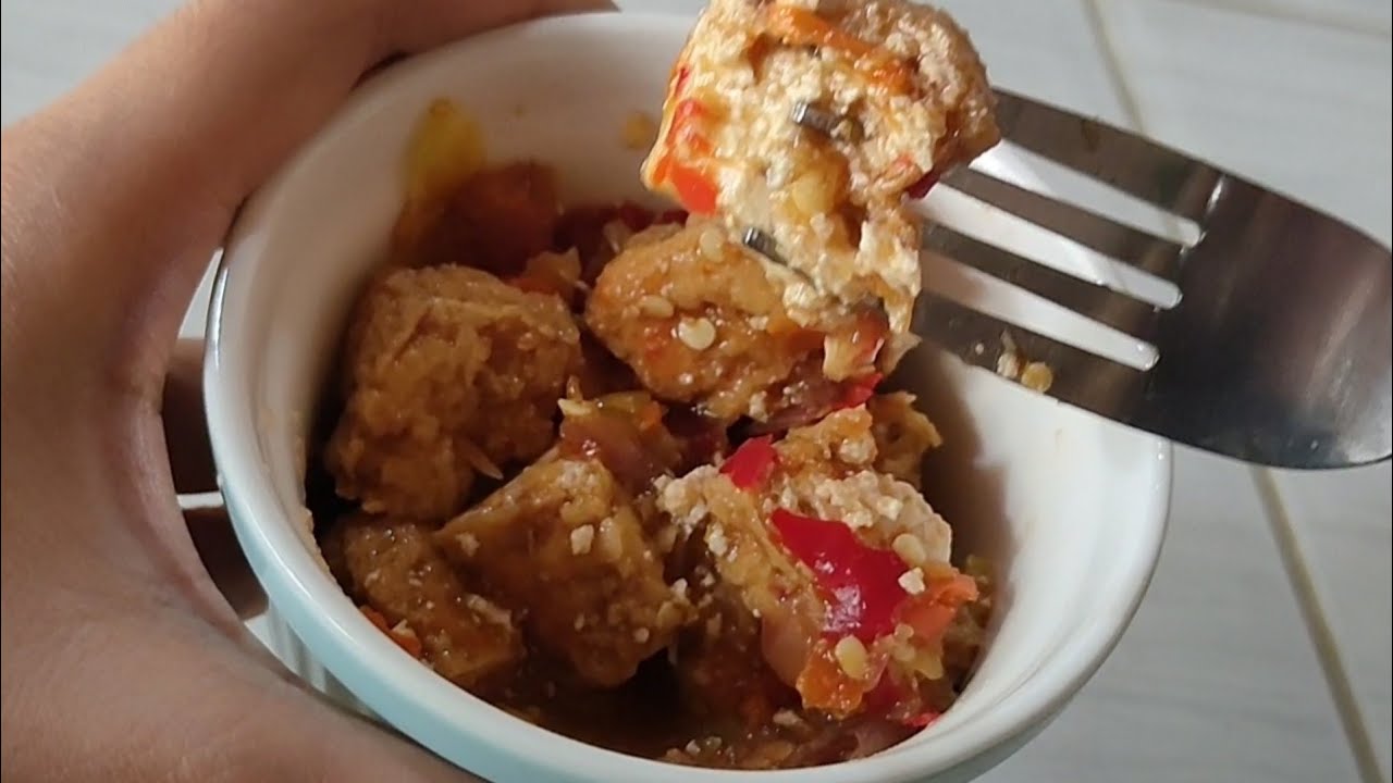 Cemilan Diet Tahu Gejrot Pedas Gurih Ala Ala | Olahan Tahu