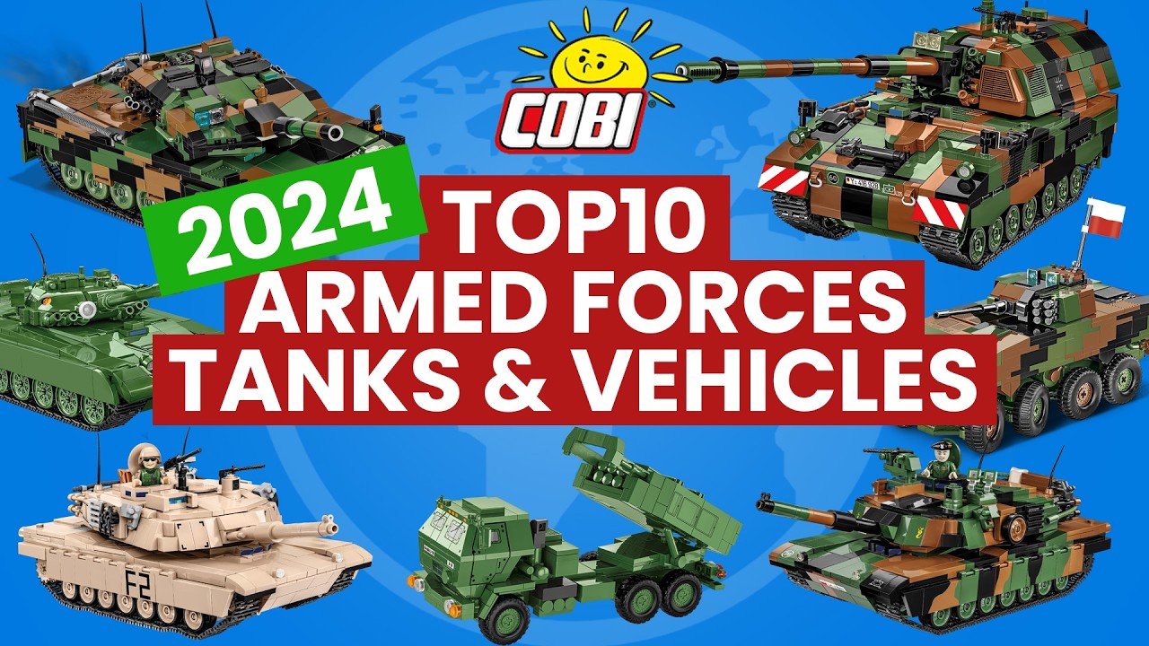 🚜 Top 10 COBI Armed Forces Tanks & Vehicles &ndash; Voted by YOU! 🚛 #cobi