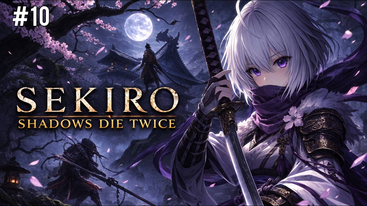 NOOB TRIES SEKIRO 🤩 || KYA MAI BOSS KO MAR PAUGI ? 😰 || SEKIRO || DAY 10 || #live #girlgamer #sekiro