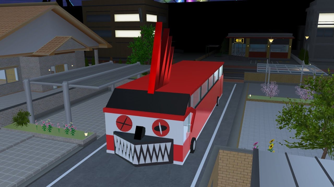 Yuta Mio Panik CCTV Merekam BUS MERAH JAGO Di Depan Rumah😱 SAKURA SCHOOL SIMULATOR