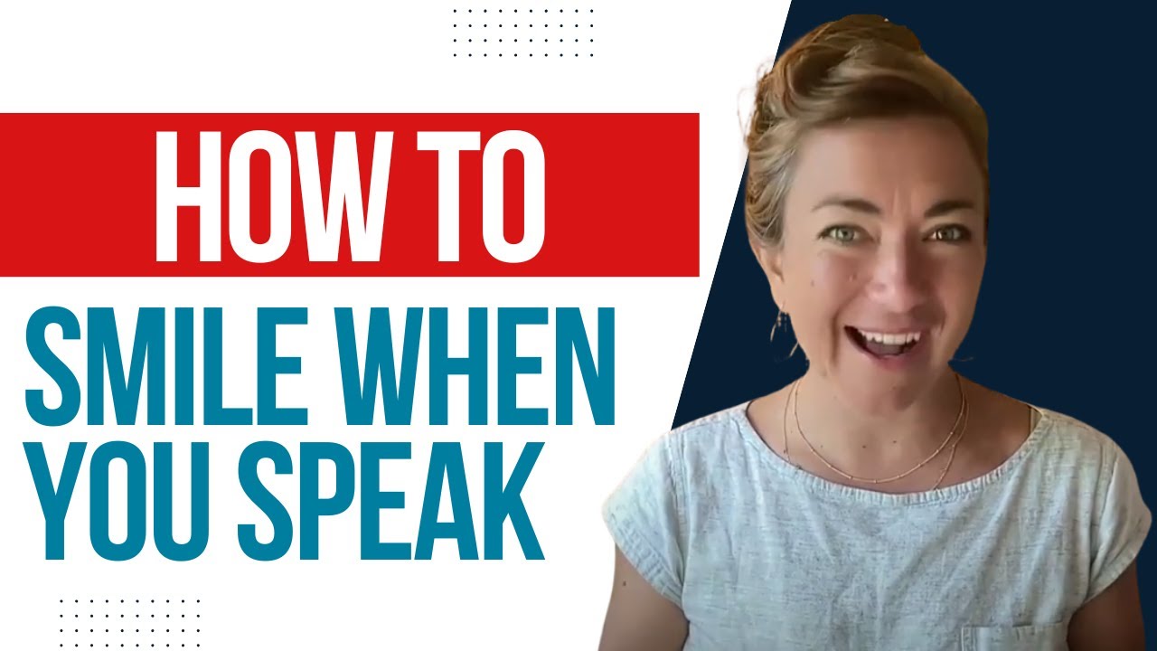How To Smile When You Speak | Rebecca Martin Coaching