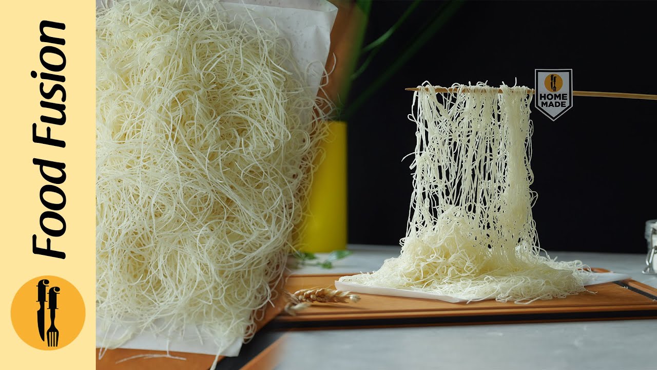 Homemade Kataifi Pastry (Kunafa Dough) Recipe by Food Fusion