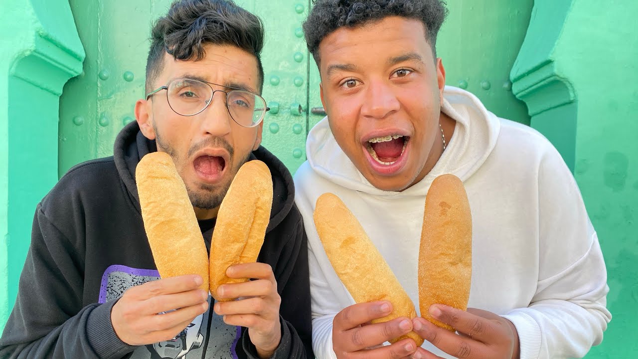تحدي اسرع شخص في أكل سندويش بسرعة مقابل المال🔥😱