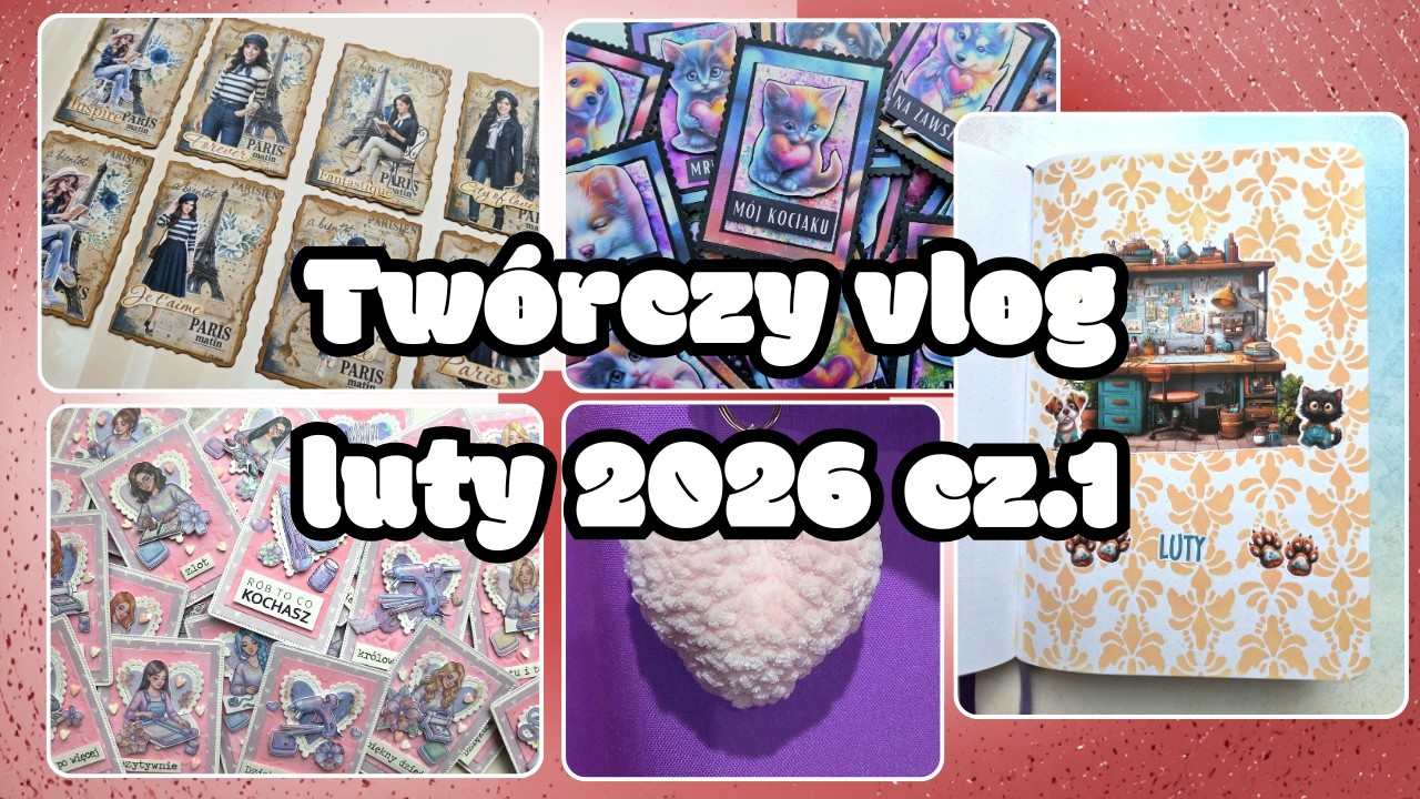 Twórczy vlog - luty 2026 cz.1
