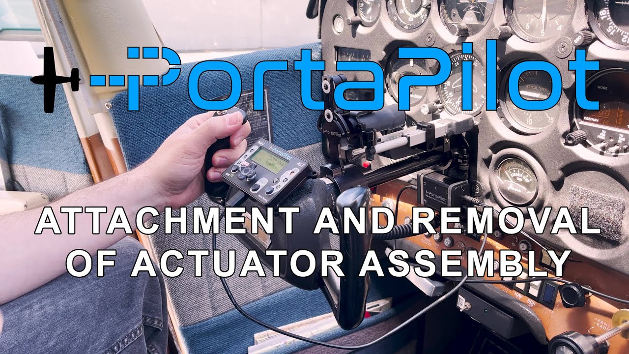 PortaPilot Actuator Attachment and Removal