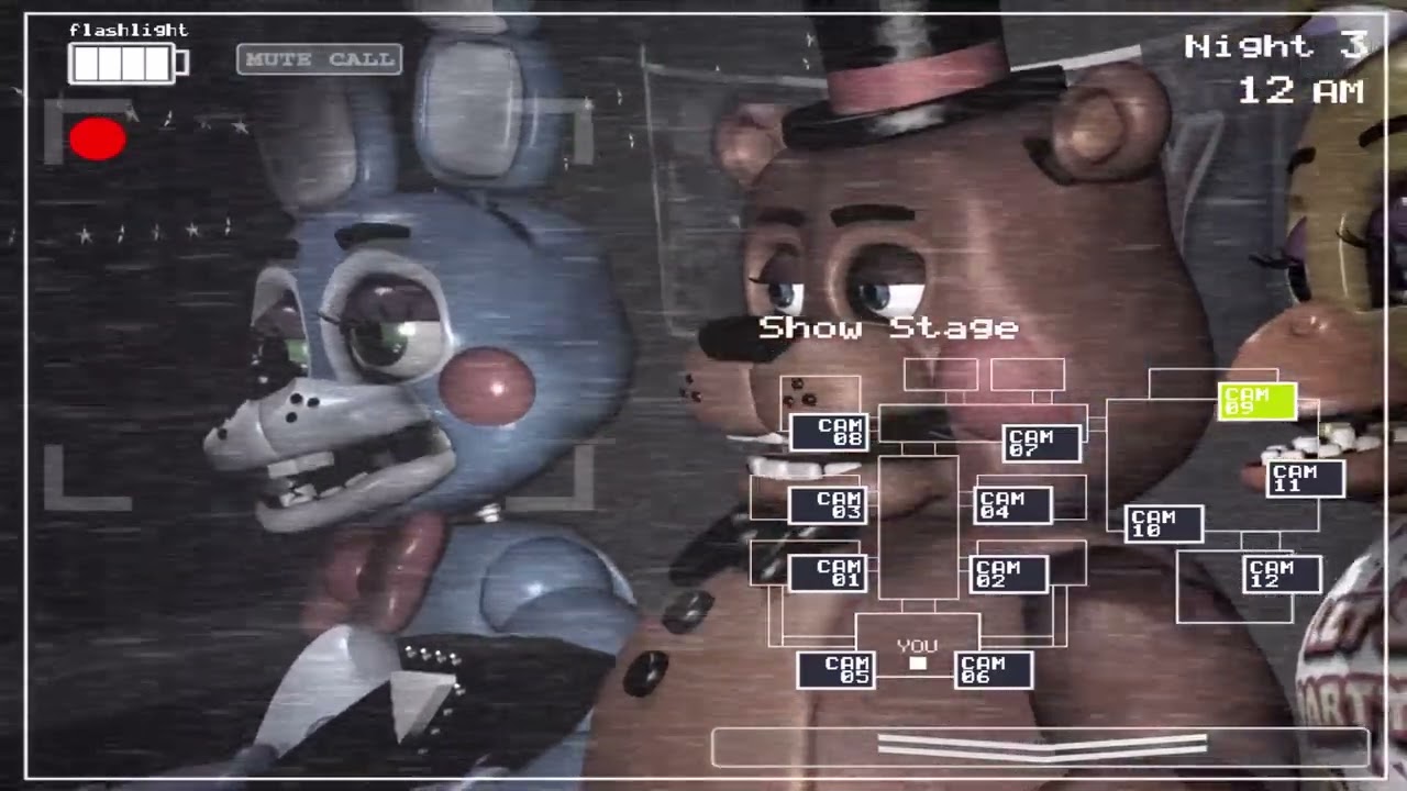 Five nights at Freddys 2 : night 2 & night 3