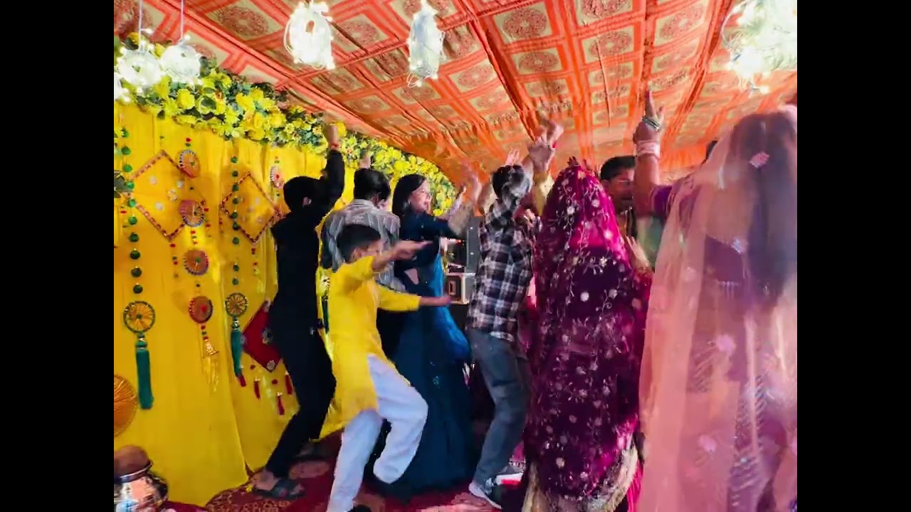 Haldi ceremony enjoyed