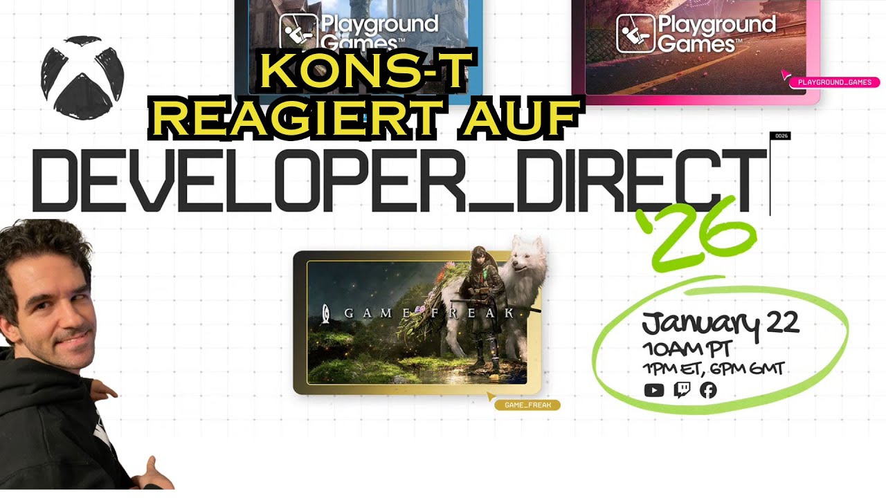 Kons-T Livestream 🔴 - Ich reagiere auf das Xbox Developer Direct 2026 mit Forza Horizon 6, Fable uvm
