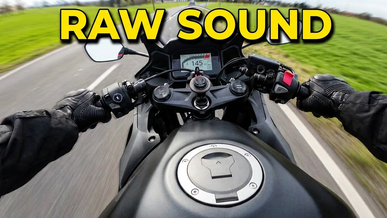 Honda CBR500R 2025 RAW Exhaust Sound Only (Stock Exhaust)