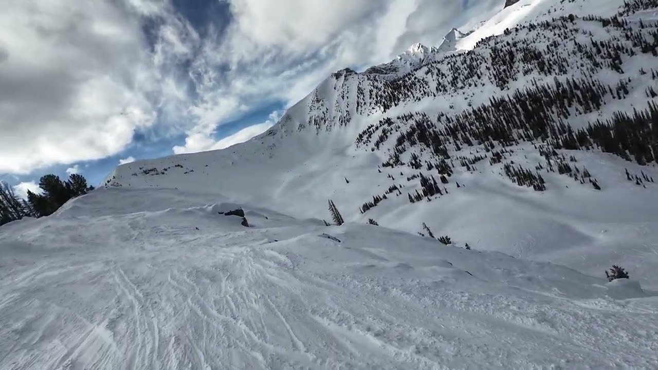 Last run of day 1 Kicking Horse Feb 9 2026 Feuz bowl camera died