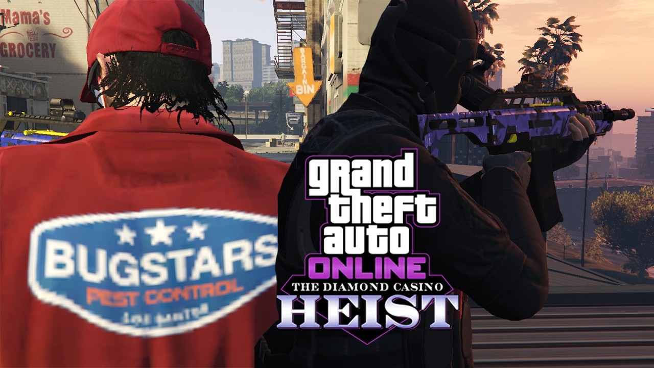 GTA Online Malaysia - Diamond Casino Heist with friends - 50M grinding