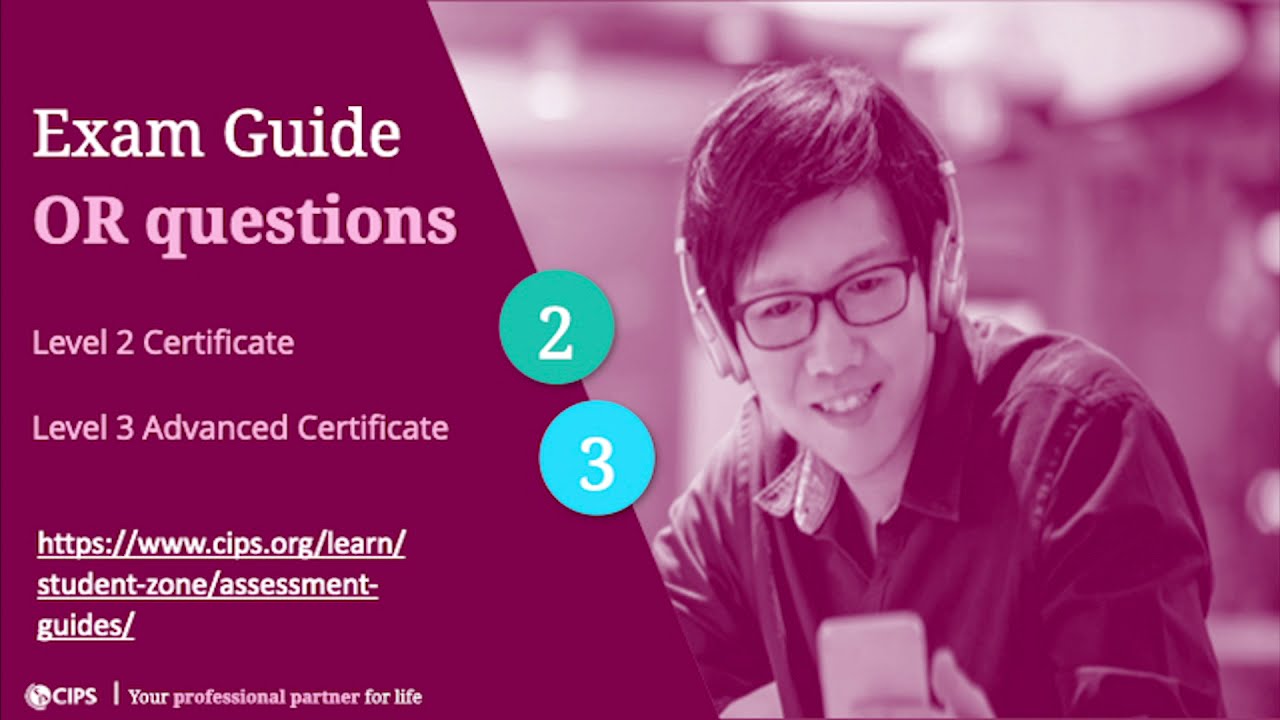 How to prepare for CIPS Objective Response (OR) exams