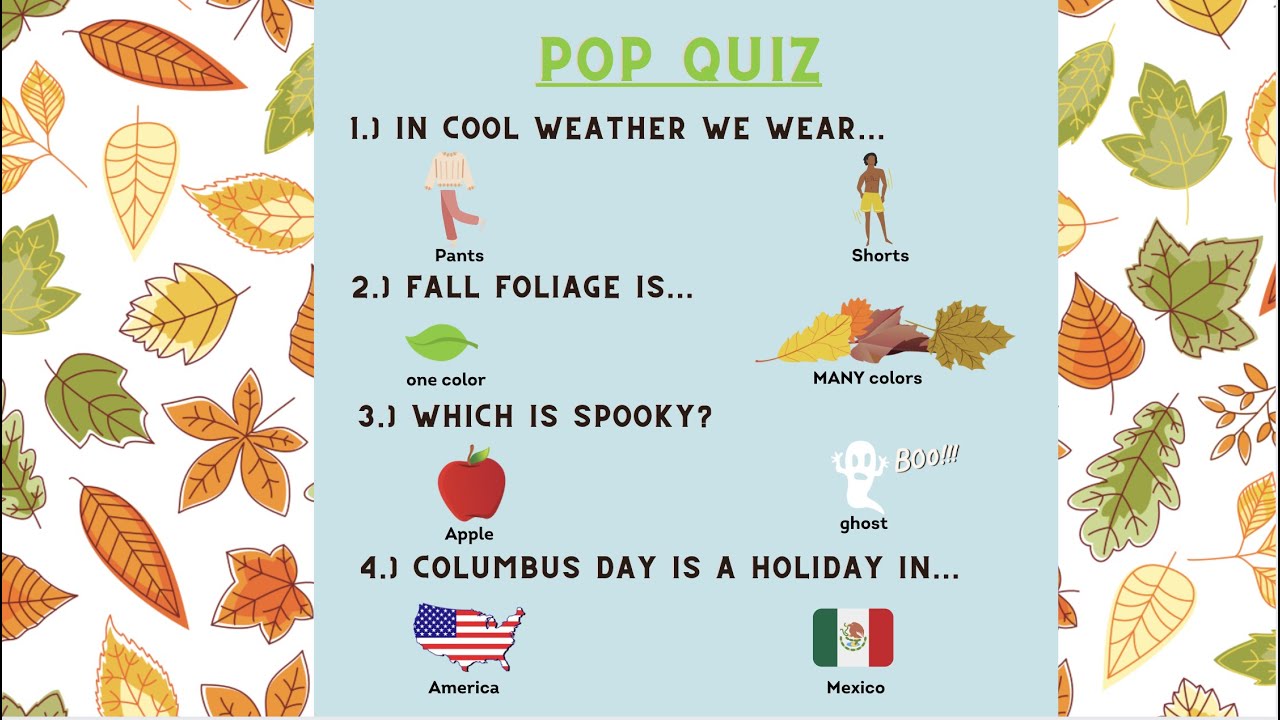 ALL ABOUT FALL! (free fall season lesson plan remote learning)