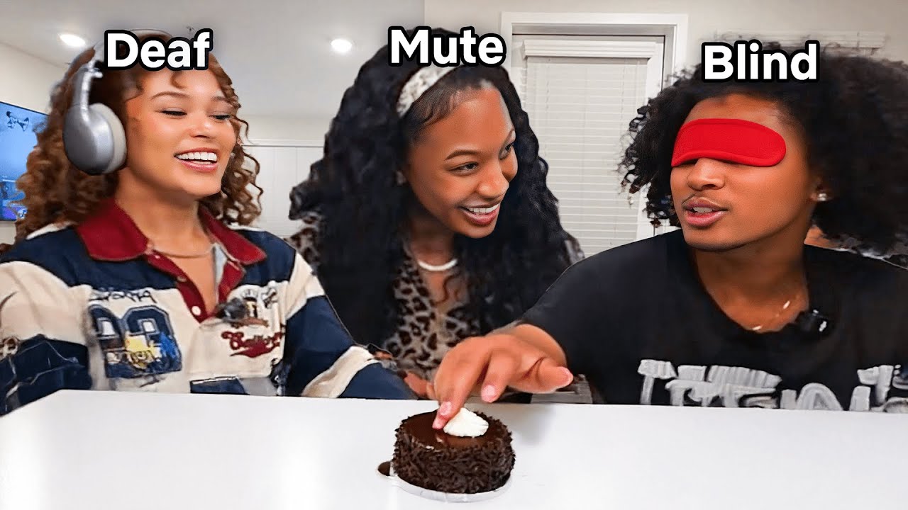 Blind, Mute & Deaf Cooking Challenge!