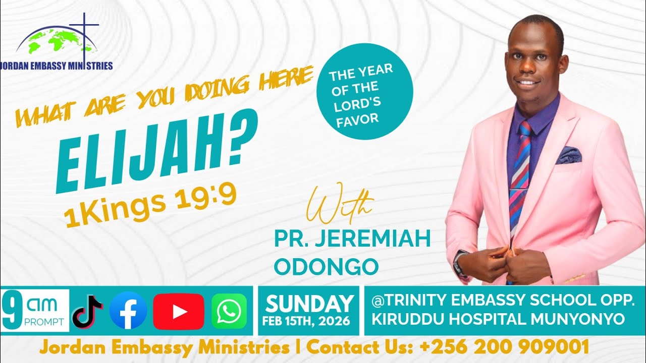 SUNDAY SERVICE 15TH FEB 2026 | WHAT ARE YOU DOING HERE, ELIJAH? - 1 KINGS 19:9