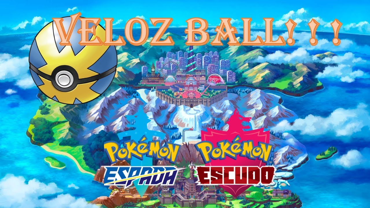 DONDE CONSEGUIR LA VELOZ BALL!!!-POKÉMON ESPADA Y ESCUDO