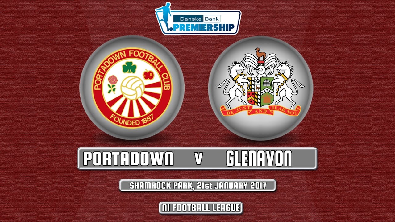 Portadown 1 - 2 Glenavon 21/01/17 - Ports TV Highlights