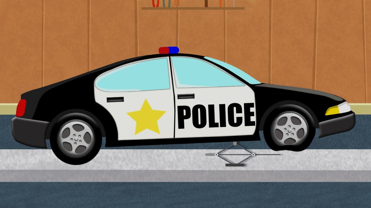 Police Car Garage | Kids Toy Garage