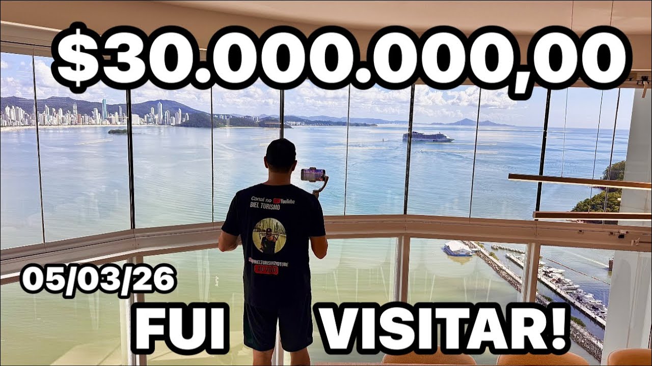 Fui Visitar Casa de um Milionário em Balneário Camboriú Santa Catarina 