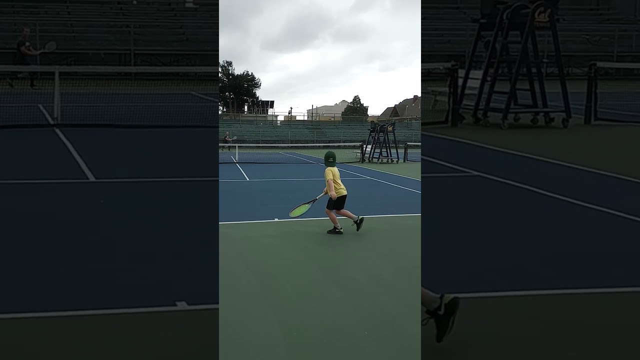 long tennis rallies with a 7 year old