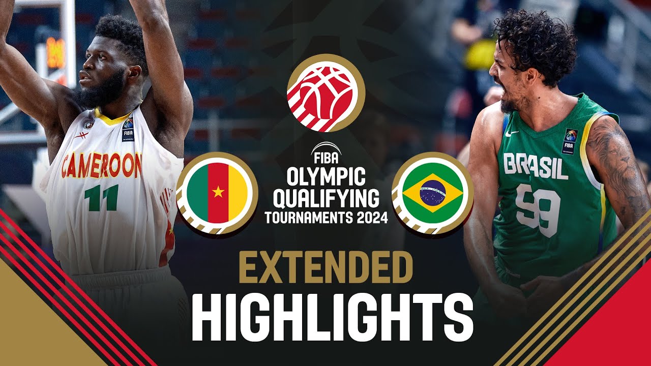 Cameroon 🇨🇲 vs Brazil 🇧🇷 | Extended Highlights | FIBA OQT 2024 Latvia