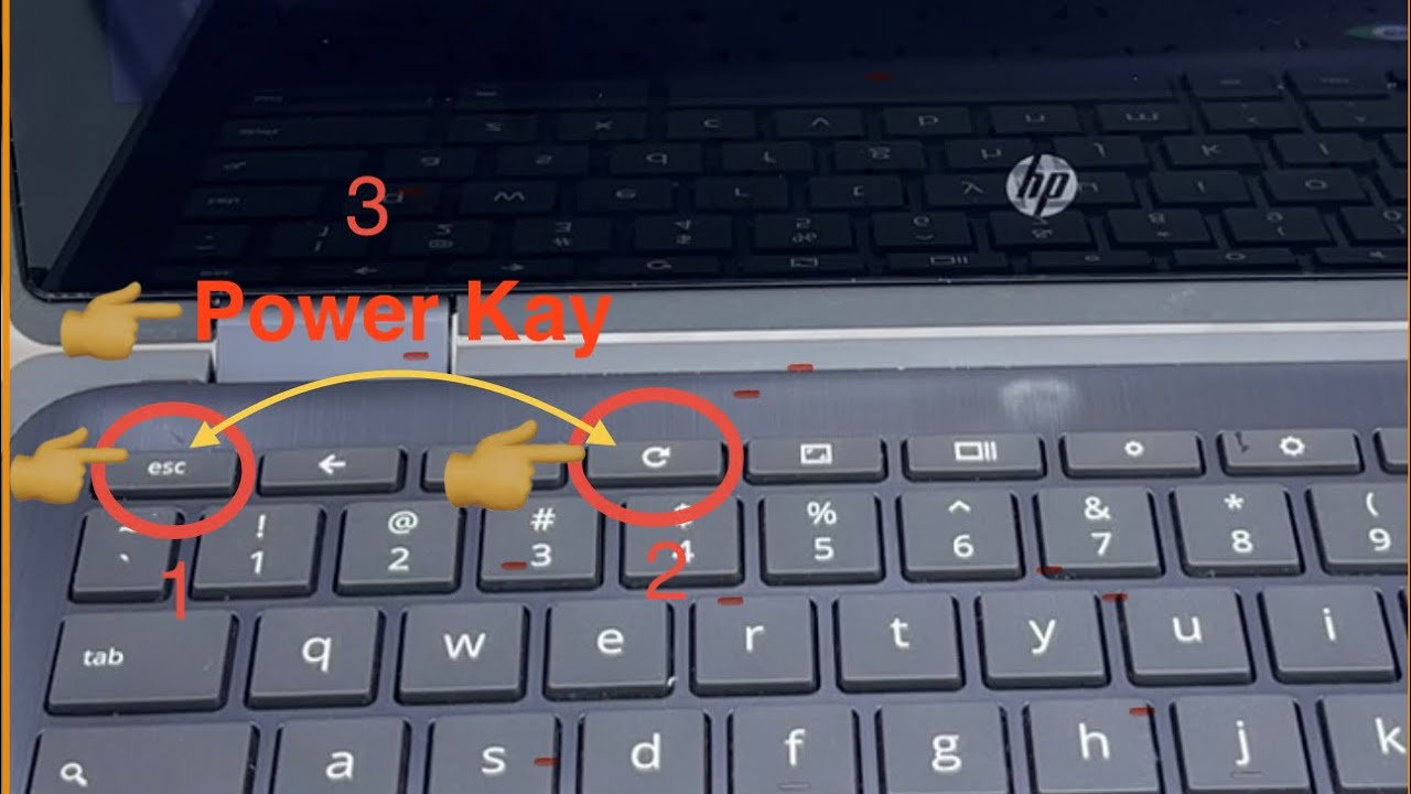 How To Factory Reset a Chromebook ! HP #chromebook  Format!