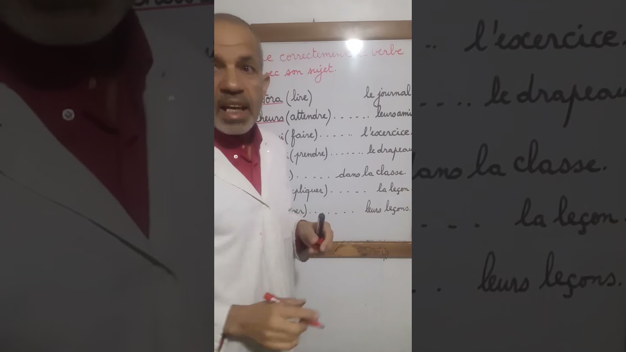 Exercice sur l'accord du verbe avec son sujet.