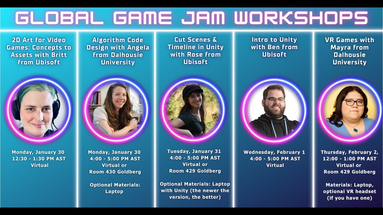 Global Game Jam Workshop 4/5 - Intro to Unity w/Ben from @Ubisoft