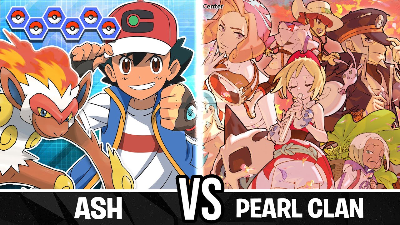 Ash vs Pearl Clan - Pokemon Battle