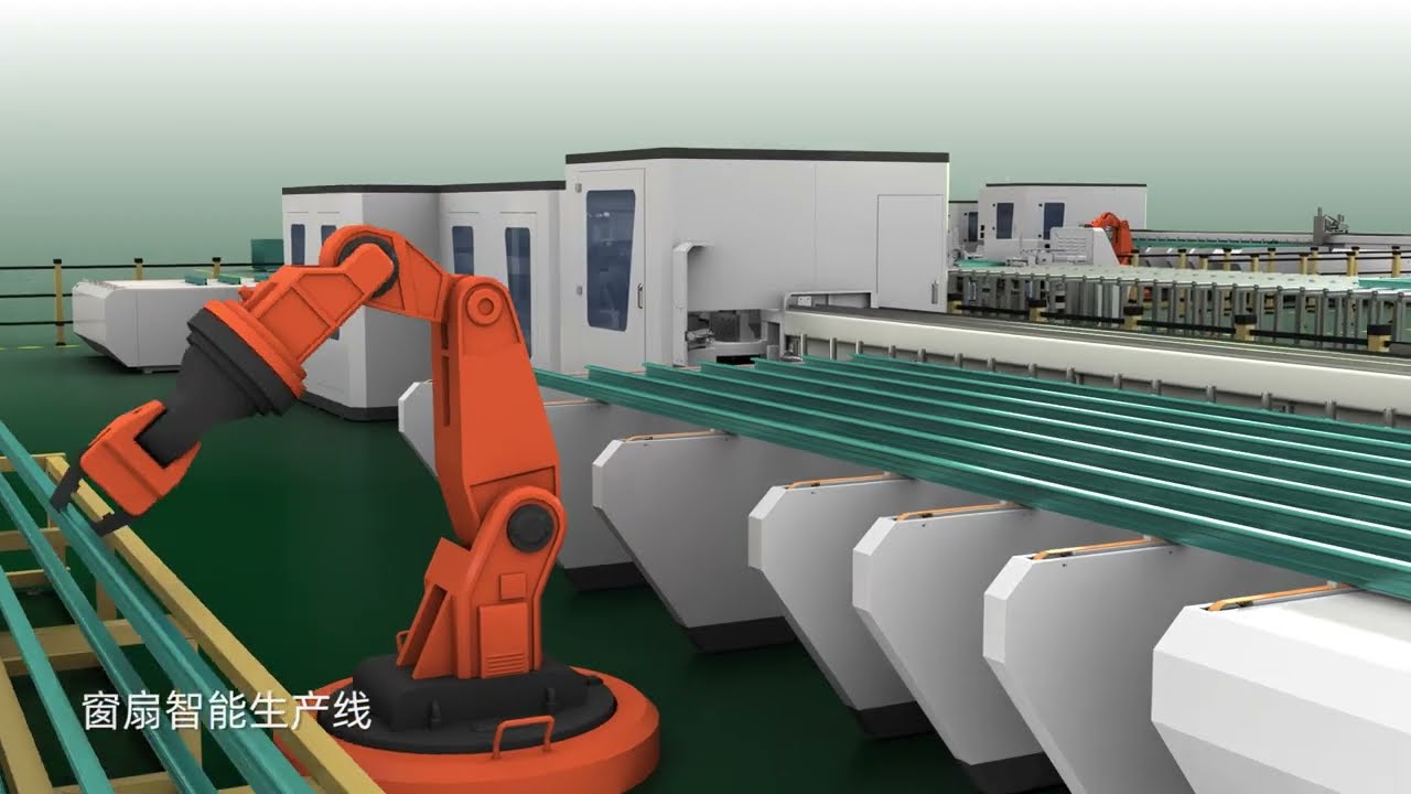 JMD Window Machine: Full automatic aluminum window production line