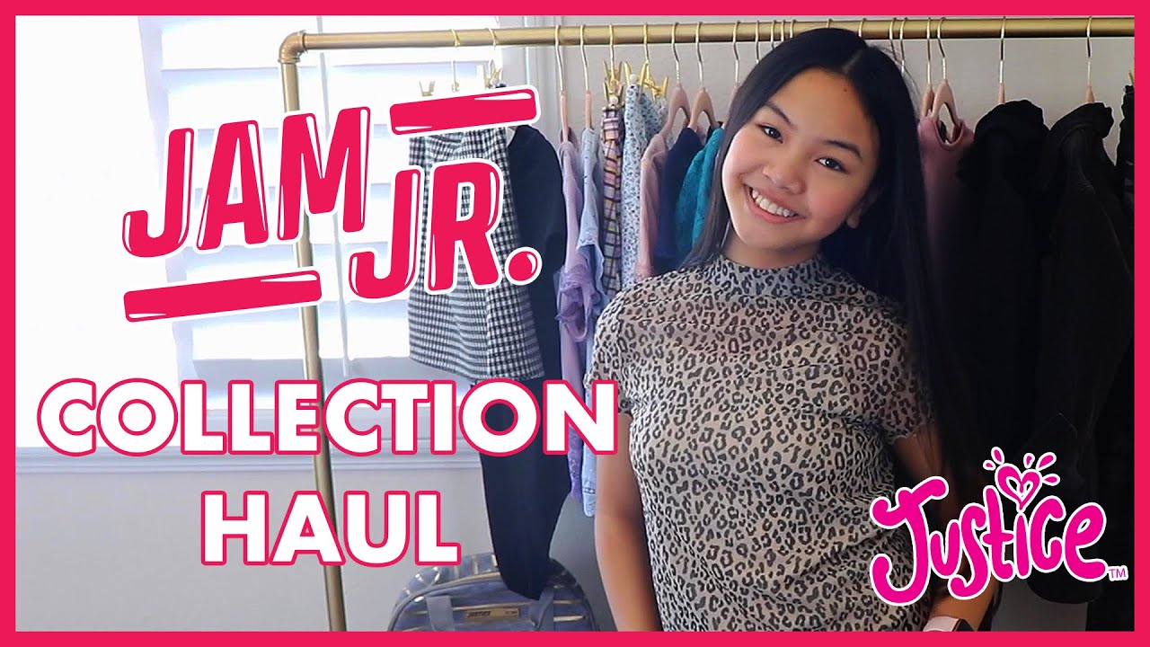NEW JUSTICE JAM JR. COLLECTION HAUL & TRY ON | JESSALYN GRACE