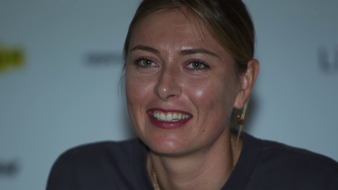Maria Sharapova - Upper Austria Ladies Linz - Pressekonferenz 08.10.2019