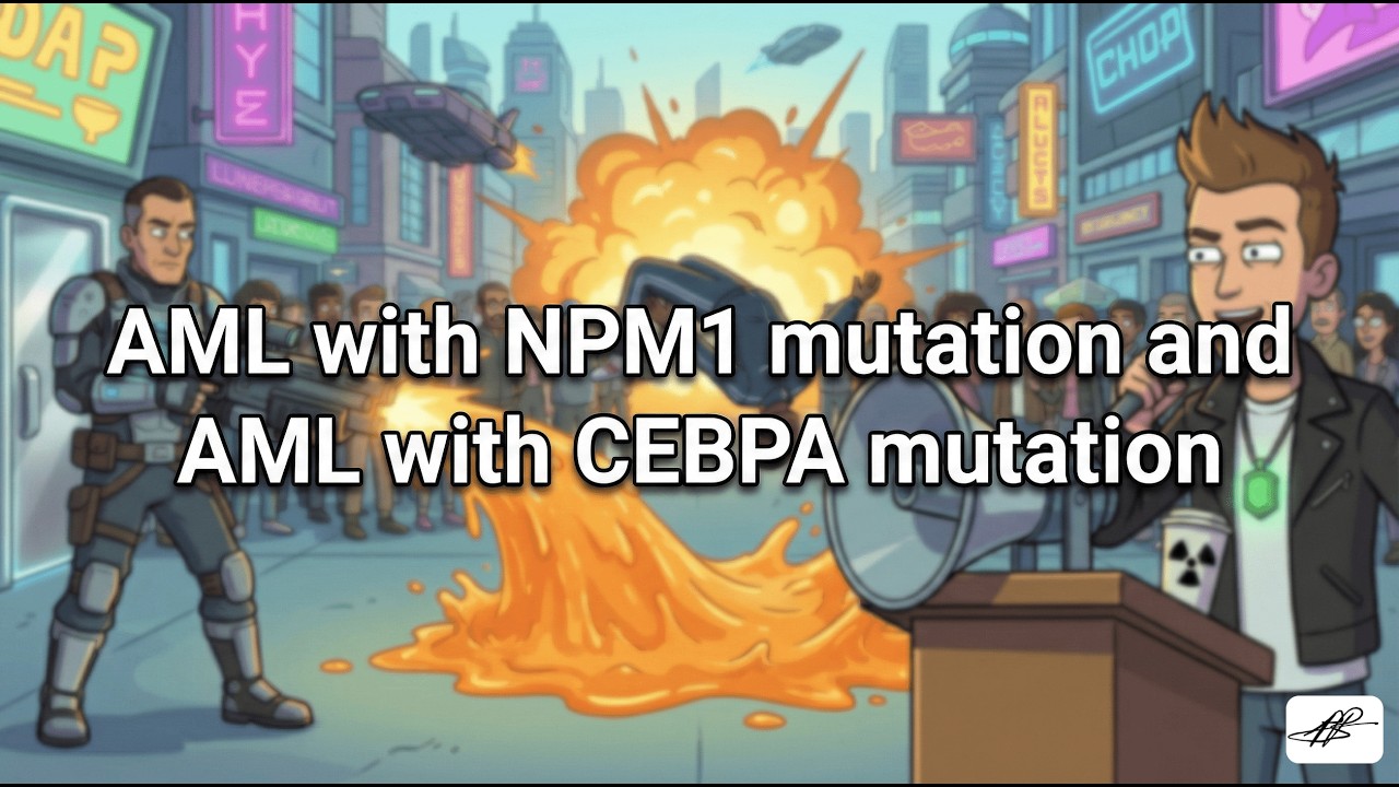 AML with NPM1 mutation and AML with CEBPA mutation