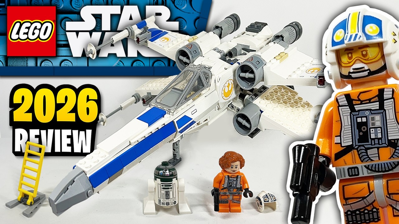 Обзор набора LEGO Star Wars New Republic X-Wing Starfighter (75460) - 2026 год.