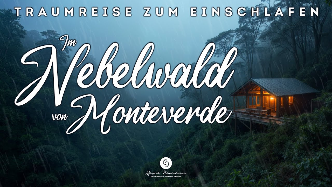 Einschlafen bei einer wunderschönen Traumreise im Nebelwald Costa Ricas - am Ende mit Regenklängen
