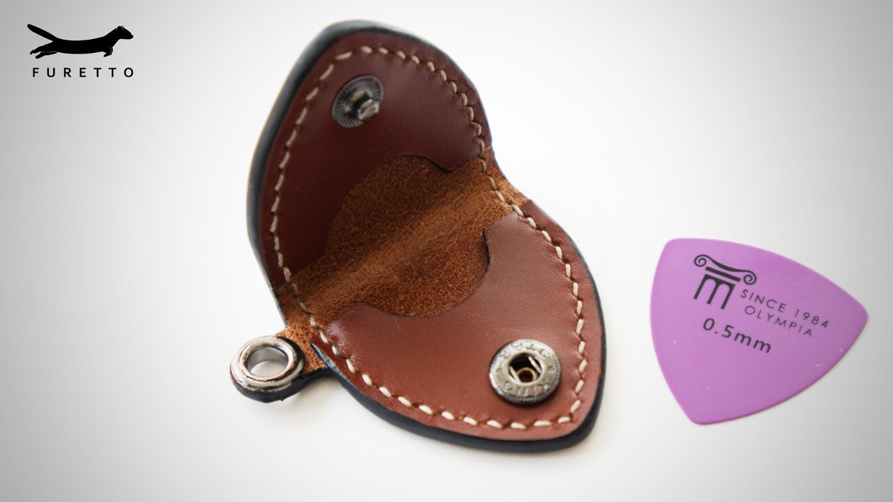 [가죽공예]기타피크케이스 / [leather craft] guitar pick case