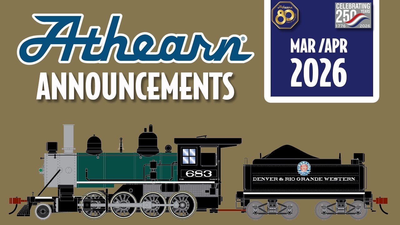 Athearn MAR/APR 2026 New Announcement: Athearn HO 2-8-0 Steam Locomotive