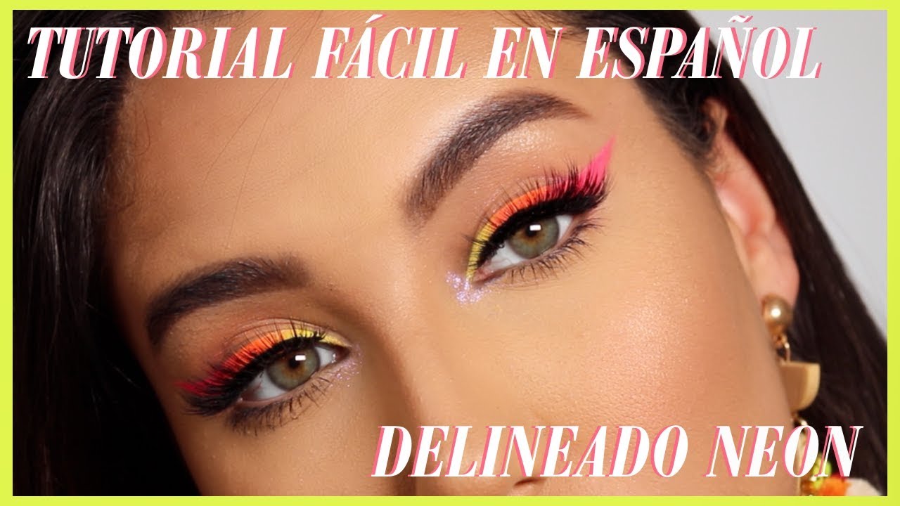 DELINEADO NEON  - MAQUILLAJE NEON. | @ISLOBODIANIK