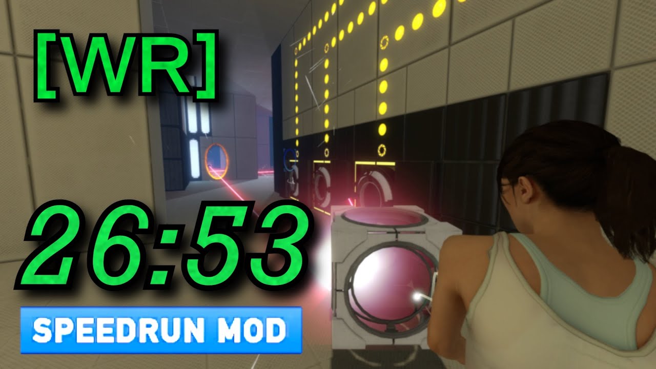 Portal 2 Speedrun Mod World Record in 26:53