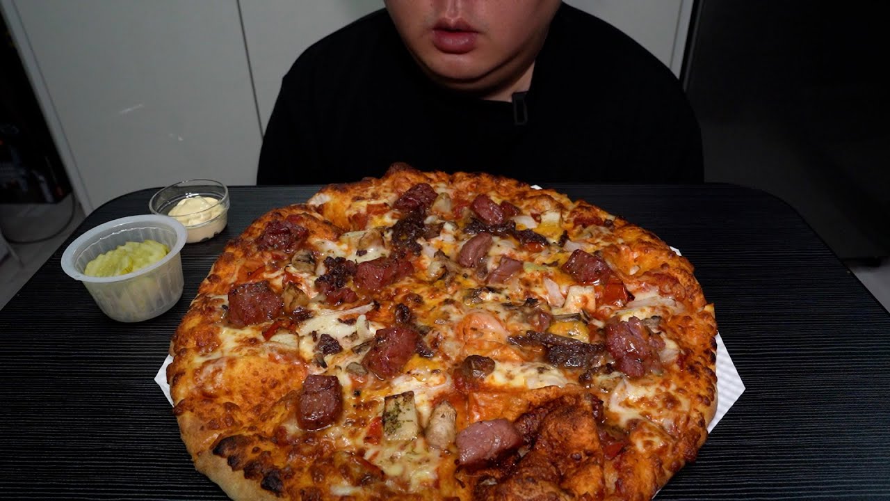 도미노피자 | MUKBANG EATING SHOW